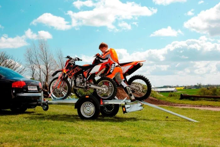 Motorradanhänger 2 Schienen BRENDERUP Vorrätig