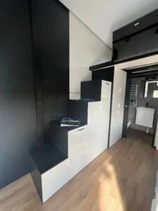 Mobilheim Tiny House DOUBLE LOFT mit Terrasse