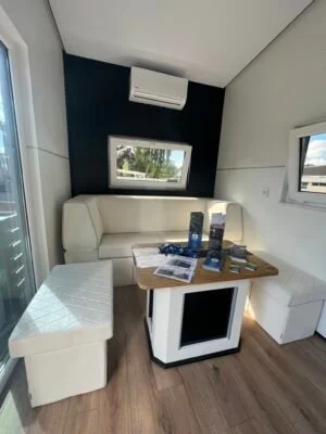 Mobilheim Tiny House DOUBLE LOFT mit Terrasse