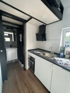 Mobilheim Tiny House DOUBLE LOFT mit Terrasse