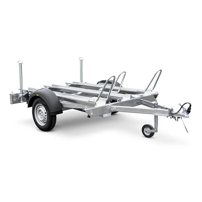 Motorradanhänger für 3 Motorräder, Einachser, 750 kg