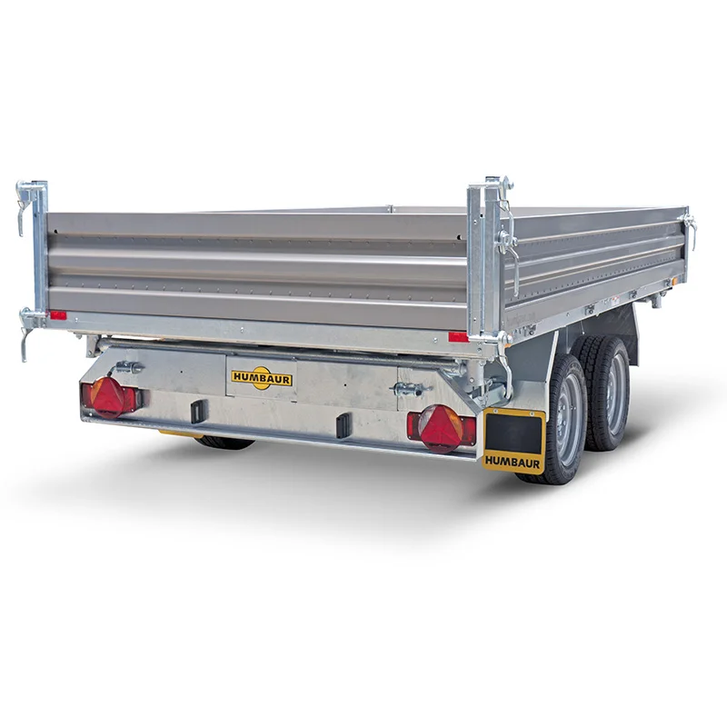 Anhänger Dreiseitenkipper HTK 2700.27 von HUMBAUR – Zweiachser, 2.700 kg.
