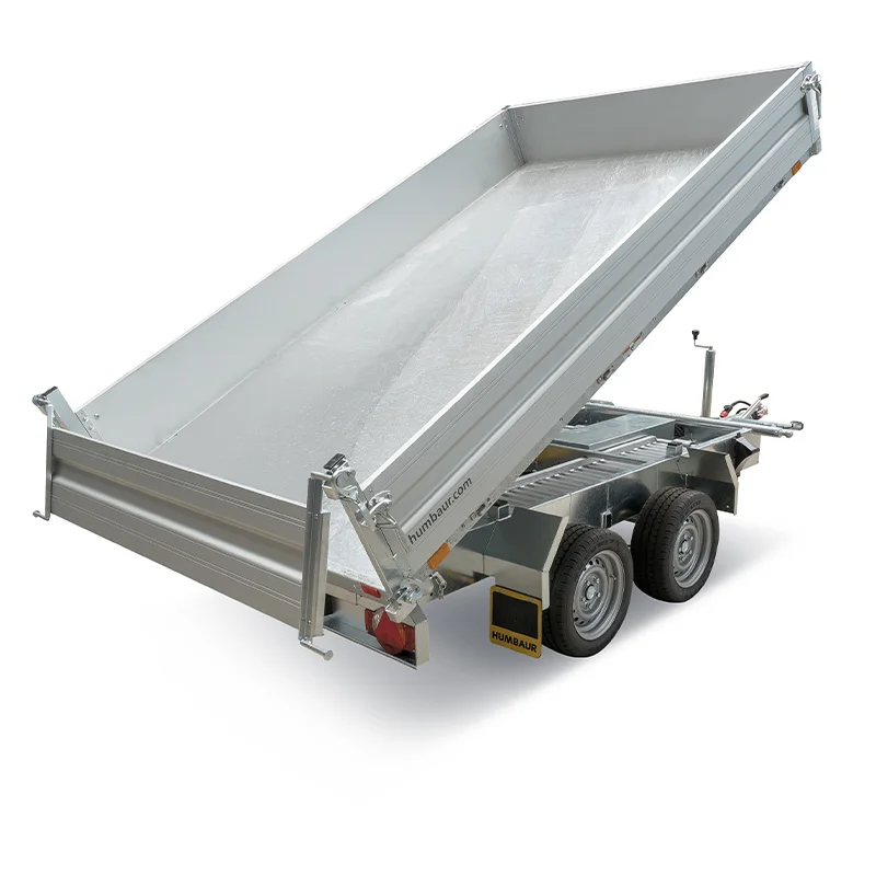 Anhänger Dreiseitenkipper HTK 2700.27 von HUMBAUR – Zweiachser, 2.700 kg.