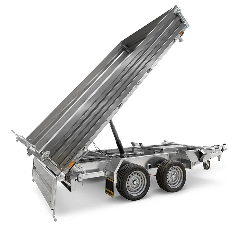 Anhänger Dreiseitenkipper HTK 2700.27 von HUMBAUR – Zweiachser, 2.700 kg.